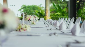 Área de bodas al aire libre
