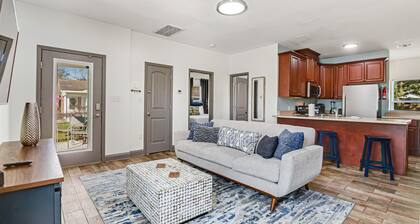 Dog-friendly oasis with central AC, patio & fenced yard - walkable location