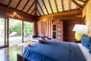 Basic Villa, Multiple Beds | 3 bedrooms, in-room safe, desk, laptop workspace - Villa Emma (Canggu)