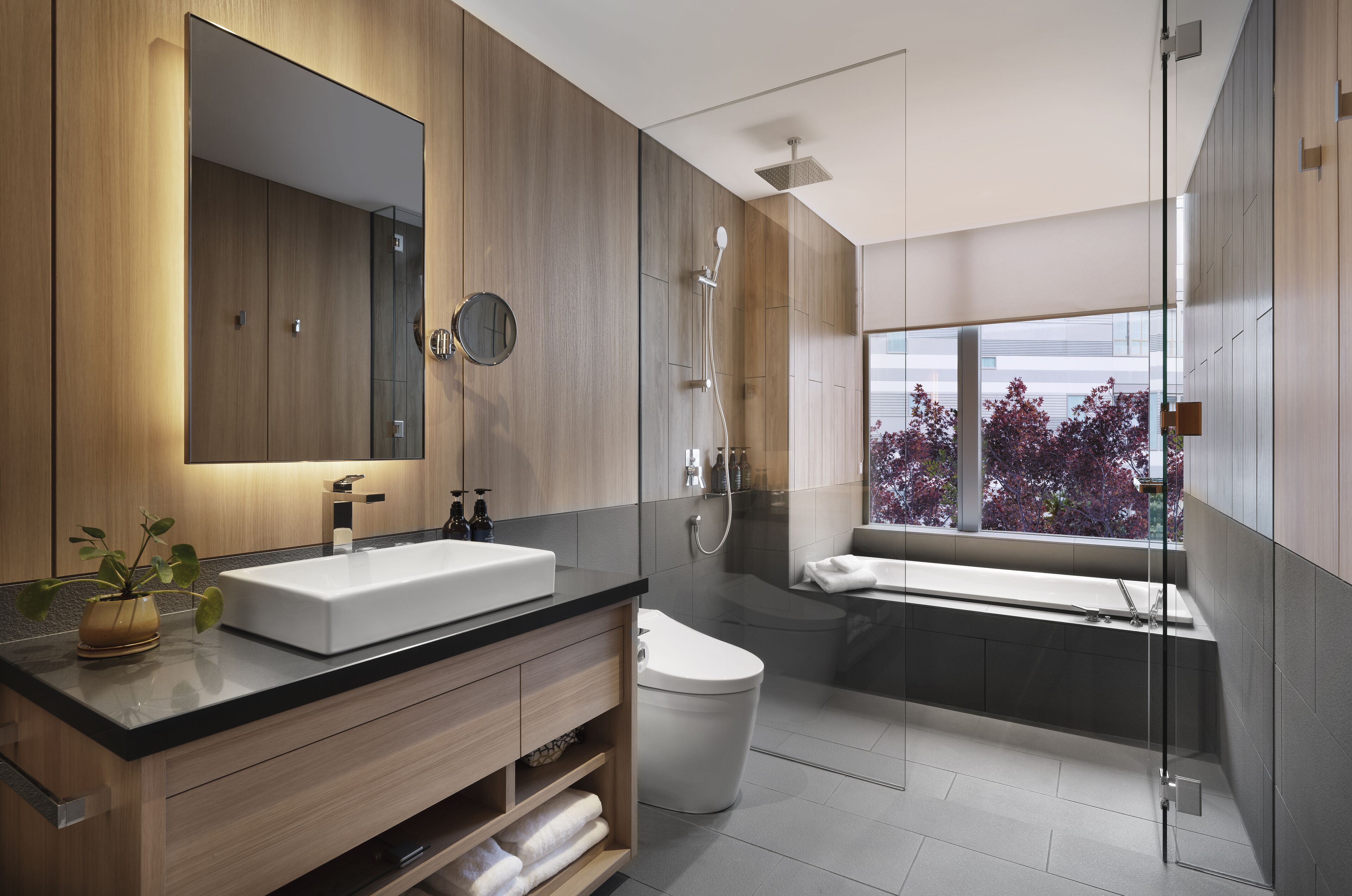 Studio Courtyard, Non Smoking | Bathroom | Hair dryer, slippers, electronic bidet, towels
