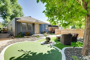 Terrace/patio - Game Room & Putting Green: Reno Home! (Reno)