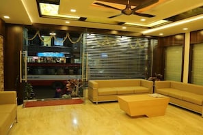 Sala de estar en el lobby