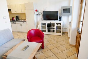 Fernseher, Kamin