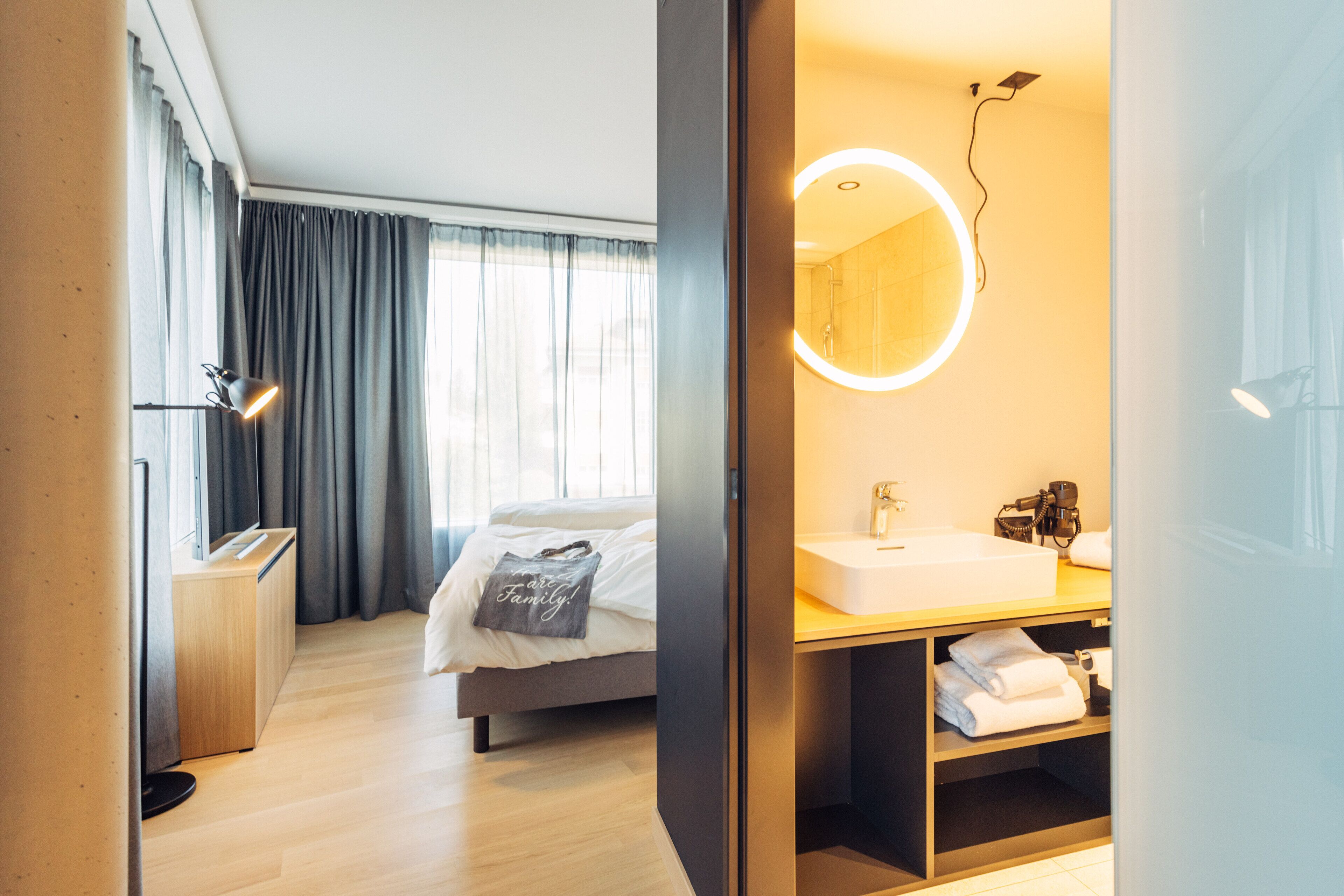 standard double or twin room | bathroom | eco-friendly toiletries, hair dryer, towels, soap