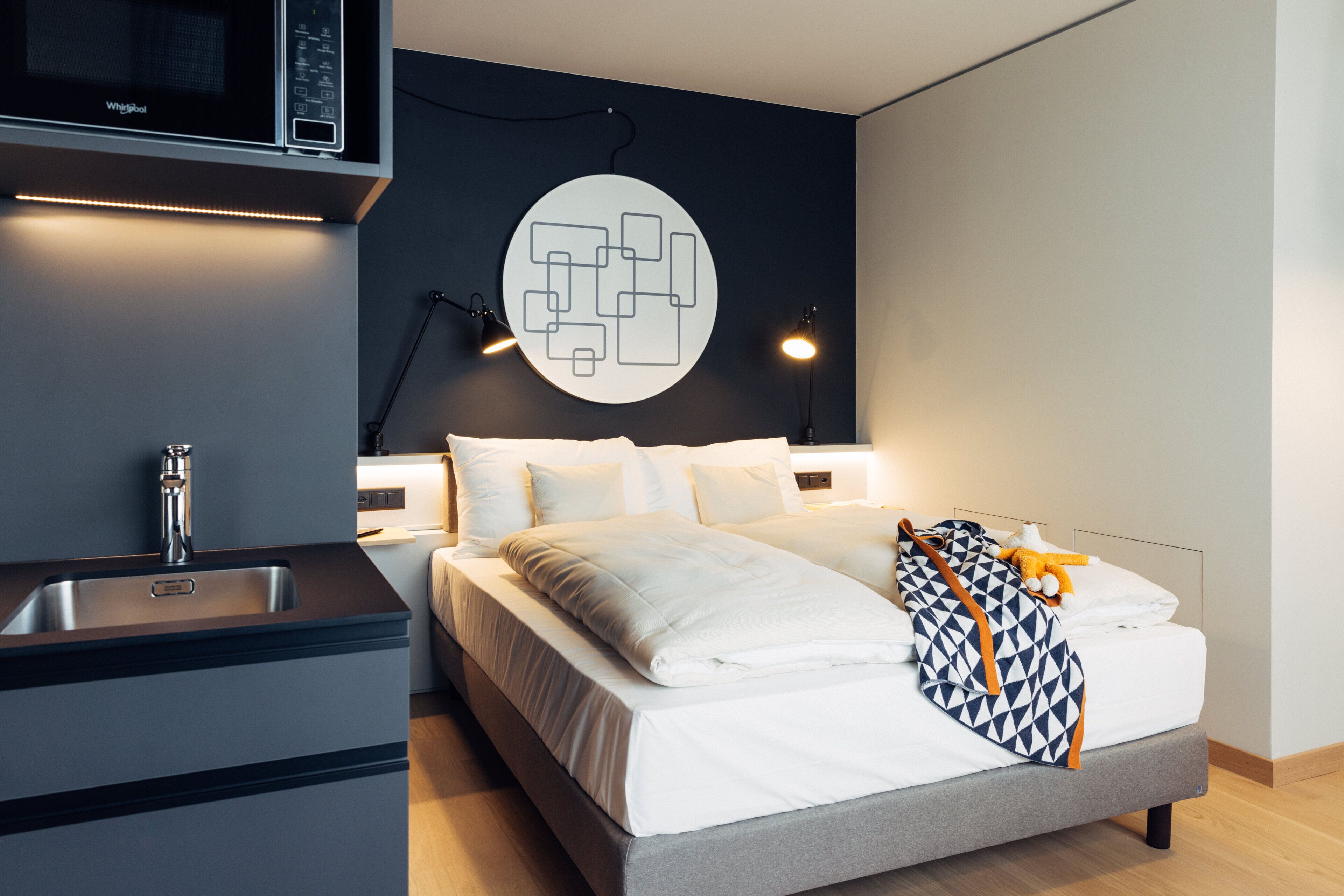 studio | hypo-allergenic bedding, in-room safe, blackout curtains, soundproofing