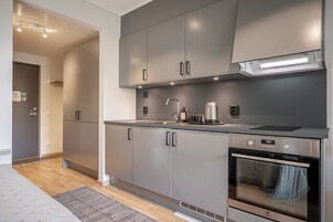 Superior Studio | Private kitchen | Mini-fridge, stovetop, coffee/tea maker, electric kettle