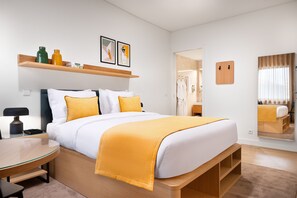 Standard Double Room | Premium bedding, Select Comfort beds, minibar, in-room safe - BFRESH Hotel - Padel, Pool & Fitness - Adults Only (Porto)