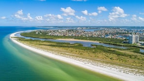 Beach - Beachfront 2BR/2BA condo with pool, wifi, and balcony on Marco Island. (Marco Island)