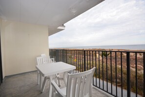 Balcony-View - Cute, cozy one bedroom, one bath condo with an oceanfront balcony, so come and enjoy beautiful ocean views! (Ocean City)