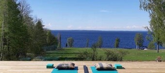 Stunning Sleeps 9 Lakeview Loghome, Spa & Yoga