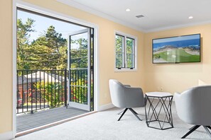 Blick von der Unterkunft