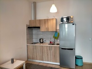 Fridge, microwave, oven, electric kettle - Bright Josefa Apartments for two (Kraków)