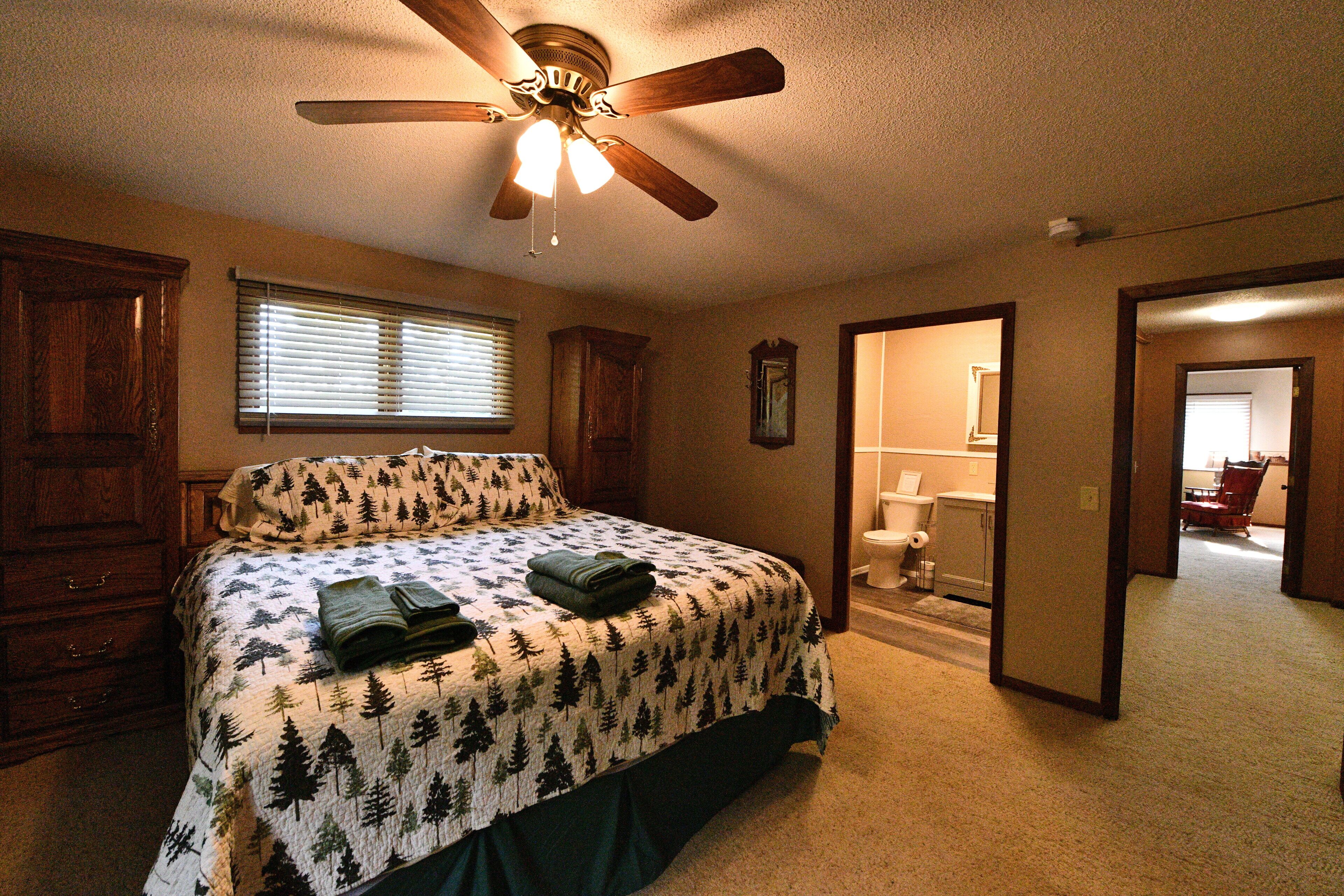 6 soverom, strykejern/-brett, wi-fi og sengetøy