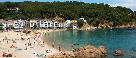 Accommodatie ligt op het strand