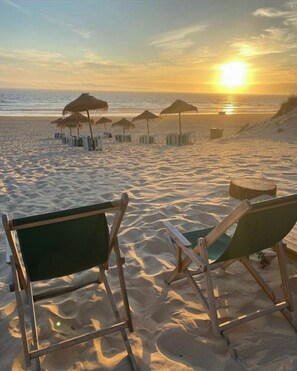 Beach nearby, beach towels