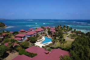 Exterior - EAST KEYS Suite 129 Idyllic: private pool, sea view, beach (LE FRANCOIS)