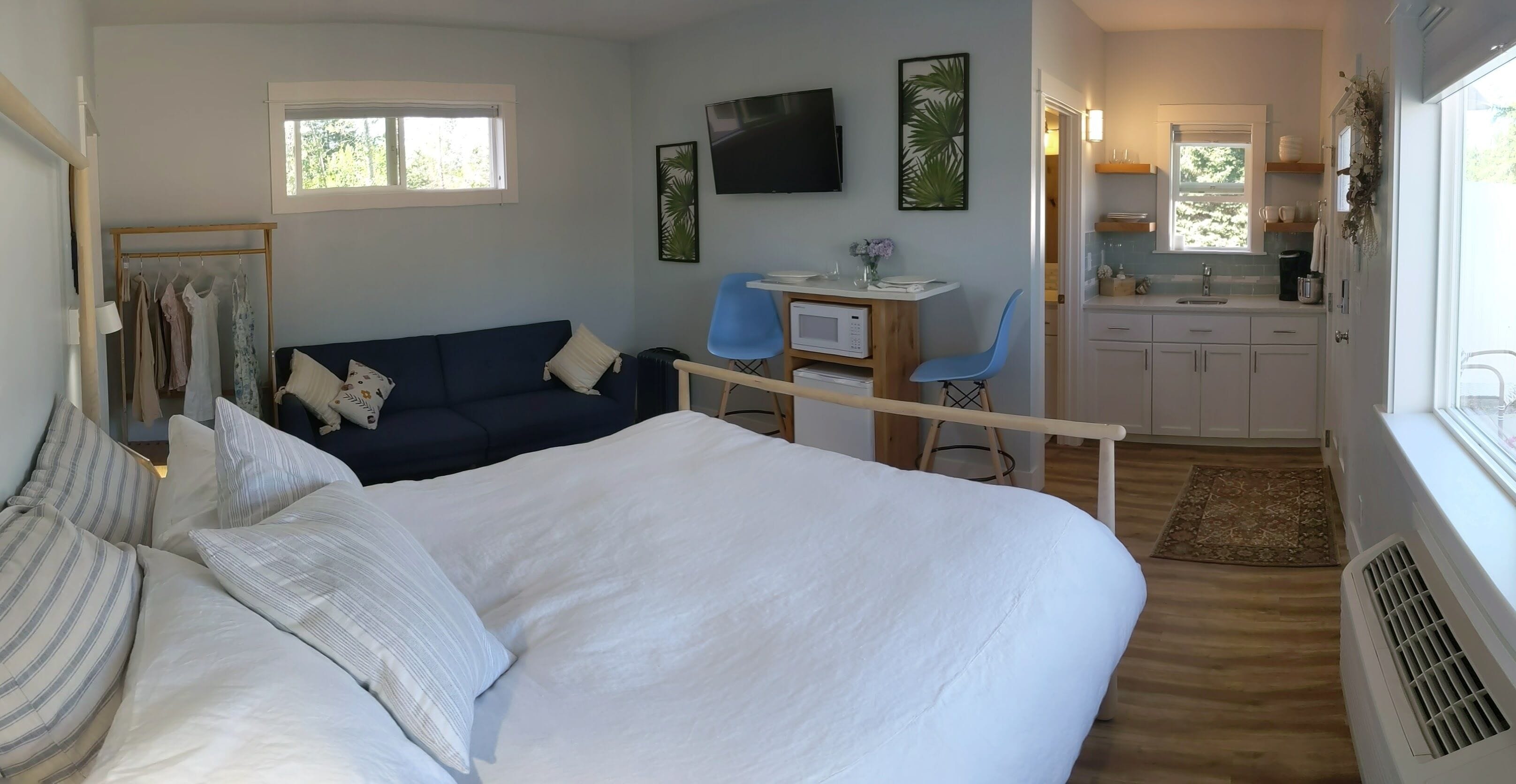 1 makuuhuone, silitysrauta/-lauta, vauvan matkasänky, ilmainen Wi-Fi