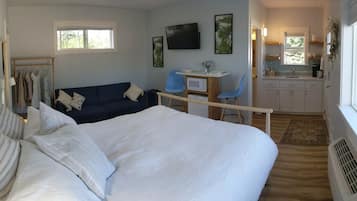 1 makuuhuone, silitysrauta/-lauta, vauvan matkasänky, ilmainen Wi-Fi