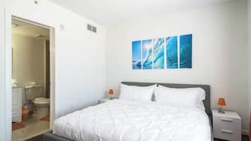 1 chambre, fer et planche Ă repasser, Wi-Fi gratuit, draps fournis