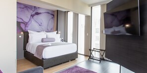 Room, 1 Queen Bed, Kitchenette, City View | Premium bedding, down duvets, in-room safe, desk - HS HOTSSON Long Stay CDMX Condesa Sur (Mexico City)