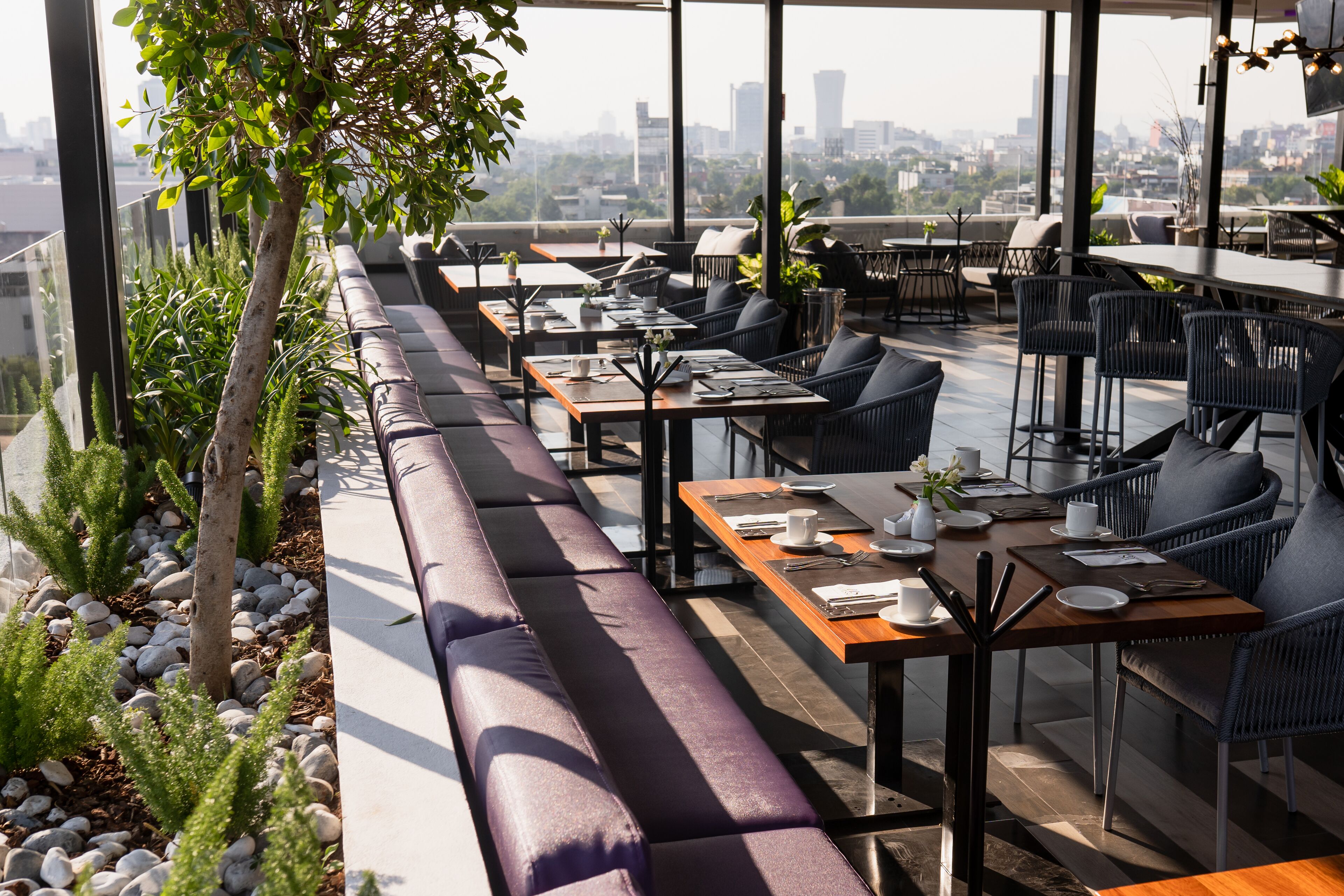 daily buffet breakfast (mxn 394 per person)