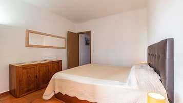 Een strijkplank/strijkijzer, gratis wifi