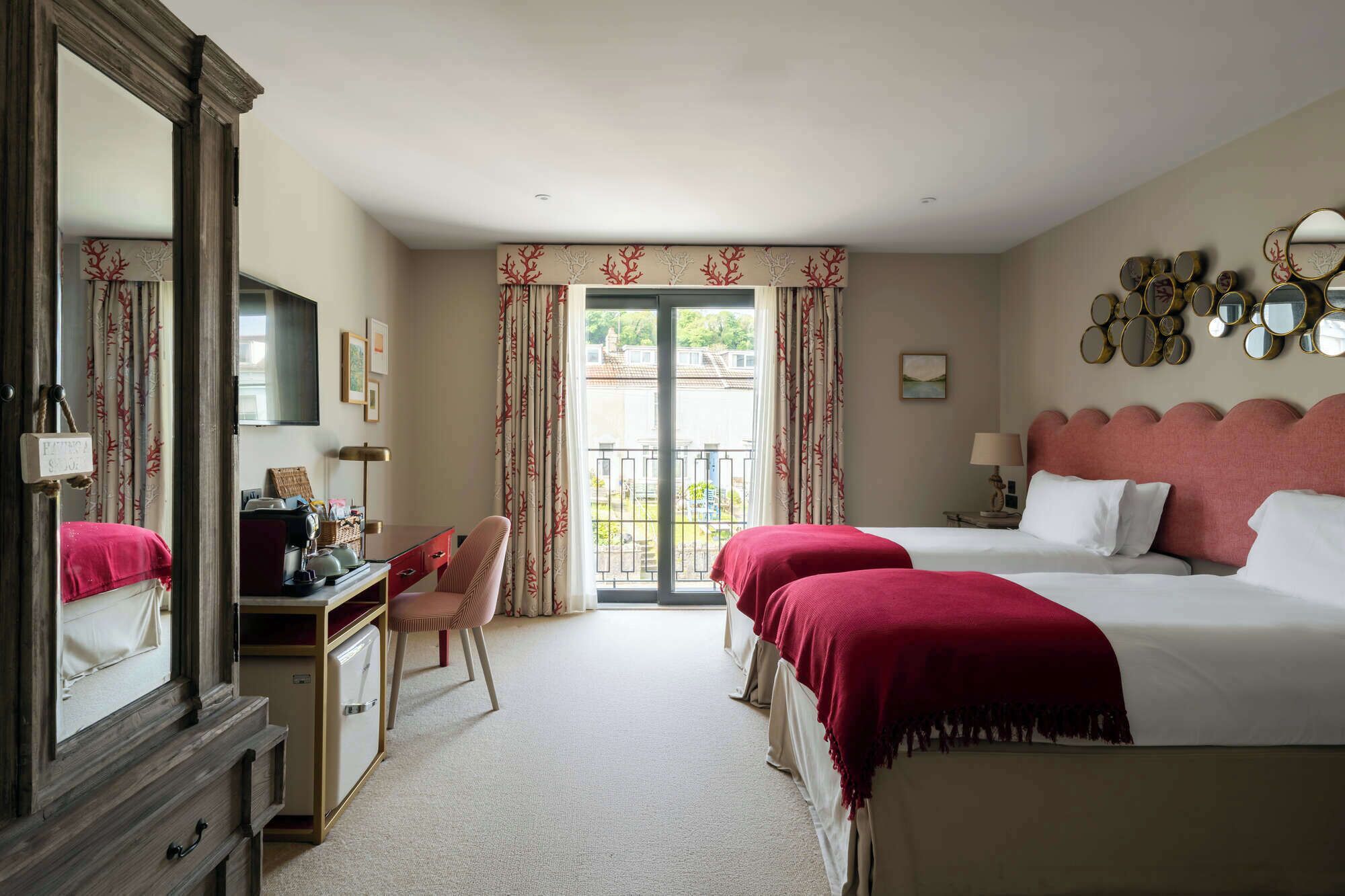 Premium bedding, pillowtop beds, individually decorated