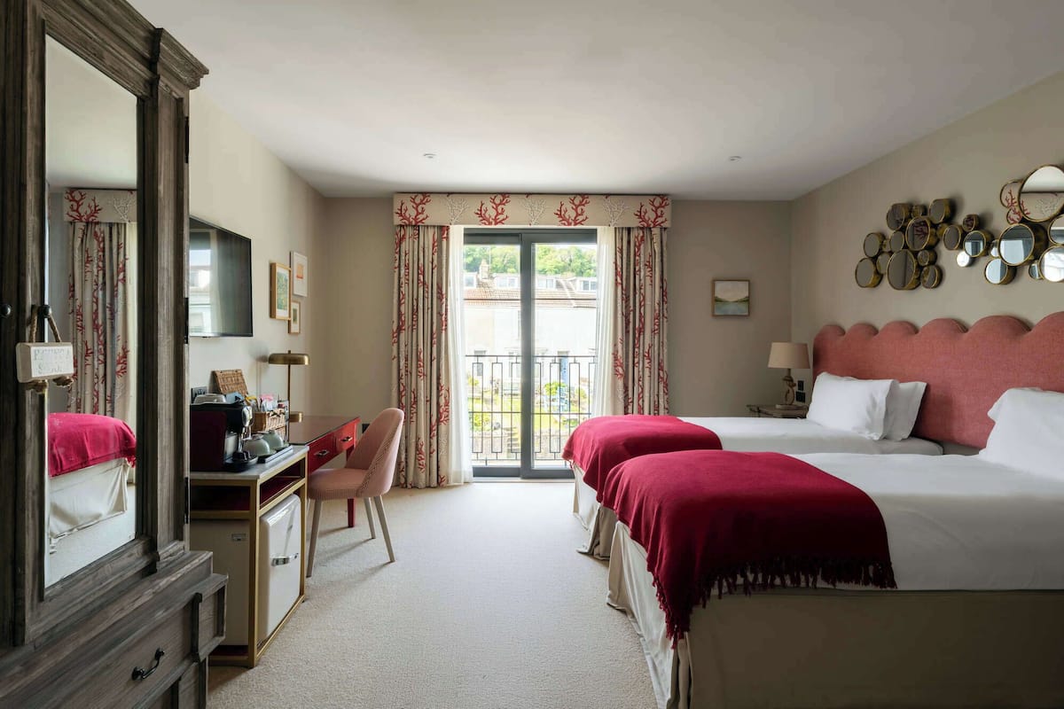 Premium bedding, pillowtop beds, individually decorated