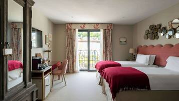 Premium bedding, pillowtop beds, individually decorated