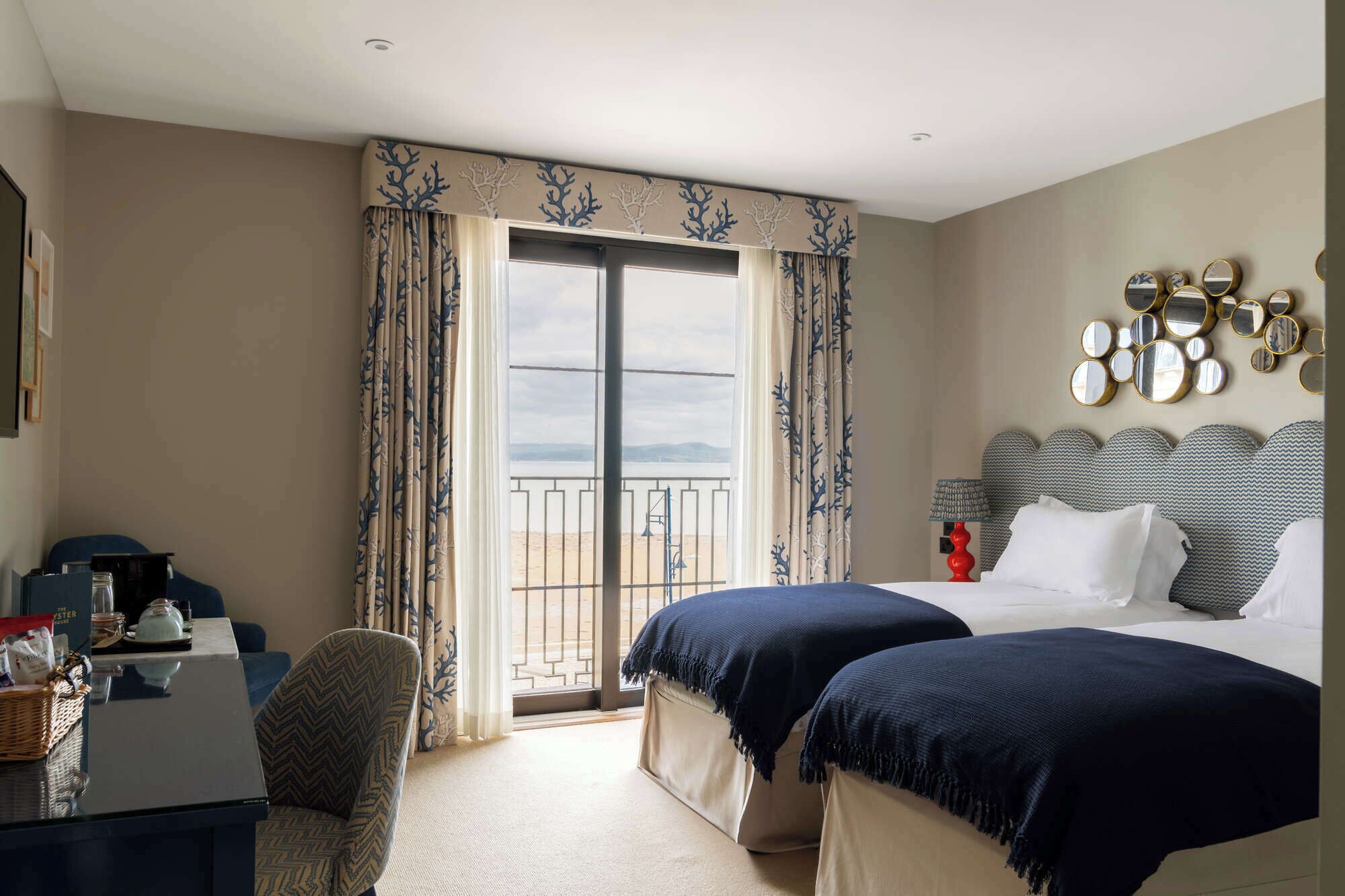 Premium bedding, pillowtop beds, individually decorated