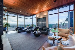 TV, fireplace, offices - Out of this world LA inspired home near Thornbury with studio! 6bdrm 6bath! (Clarksburg)