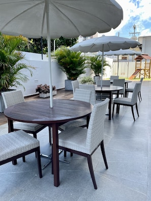 Opções para refeição ao ar livre