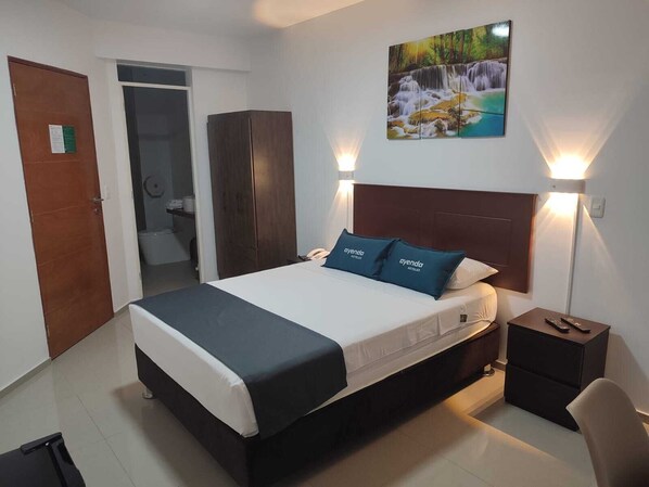 1 غرفة نوم ومكتب وواي فاي مجانًا وملاءات أسرّة