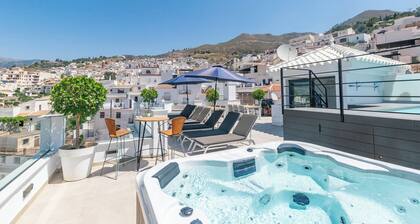 Apartamento Moderno en Cómpeta I con Vista a la Montaña, Wi-Fi y Terraza