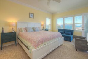5 bedrooms, iron/ironing board, free WiFi, bed sheets - Experience 1 Coastal Escape: a spacious 5-bedroom oceanview retreat in Oak Island. (Oak Island)
