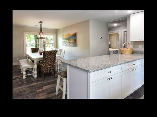 Dining - Beautiful & Spacious 3BR/2BA Home with Pool & Fire Pit-Sleeps8 (Oak Island)