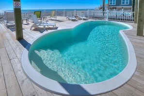 Beheizter Pool