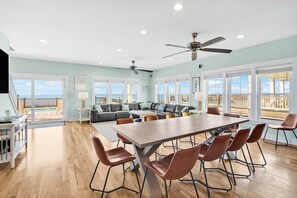 Dining - Beautiful,7BR/6.5BA Oceanfront Home-Elevator,Pool,Dog Friendly-Sleeps19 (Oak Island)