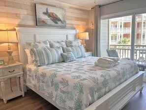 2 bedrooms, iron/ironing board, WiFi, bed sheets - 2 BR/2BA, Ocean View Condo w/POOL in Caswell Beach-Sleeps 8 (Oak Island)