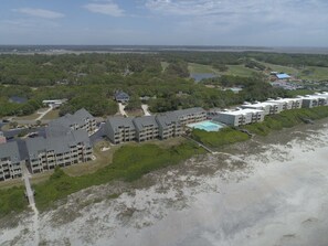 Exterior - Oceanfront condo with stunning views, 2 bedrooms, perfect for families in Oak Island. (Oak Island)