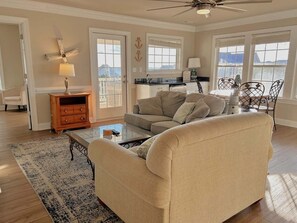 TV, DVD player - Experience coastal luxury at Paradise By the Sea, Oak Island's spacious 11-bedroom retreat. (Oak Island)