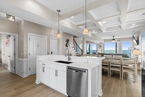 Interior - Experience luxury at Shangri-La, an oceanfront 10-bedroom retreat in Oak Island. (Oak Island)