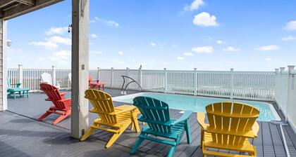 10 BR/9 BA Oceanfront Home w/ Pool & Elevator-Dog Friendly-Sleeps 32