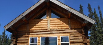 Experience true Alaska secluded Cabin just 15 minutes from Denali National Park.