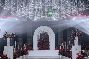 Área interna para casamento