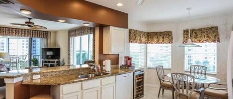 Condo, Multiple Beds, Private Pool, Partial Sea View | Private kitchen