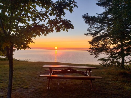 Cottage on Lake Superior Paradise Michigan Whitefish Bay on Whitefish Point Road