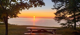 Cottage on Lake Superior Paradise Michigan Whitefish Bay on Whitefish Point Road