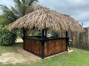 Property grounds - Aly's Valley Cabin, a private cabin in a village with a mountain view. (Belize)