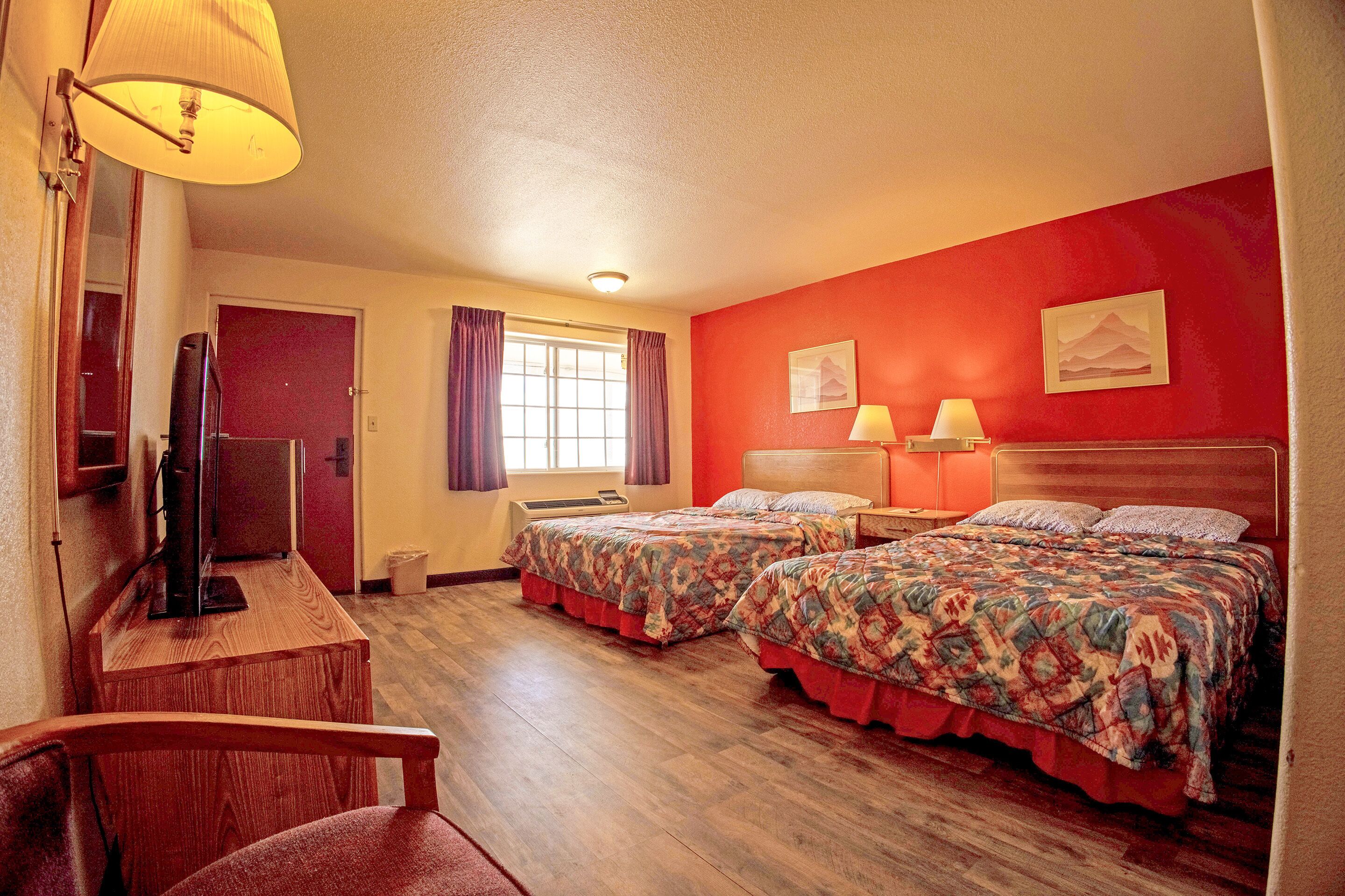 Room, 2 Queen Beds, Non Smoking | Egyptian cotton sheets, premium bedding, down comforters, desk